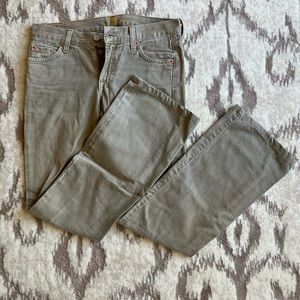 Vintage Y2K 7 For All Mankind jeans. Size 25. Adorable sand/khaki jeans.
